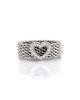 Tiffany & Co. Somerset Diamond Heart Mesh Ring